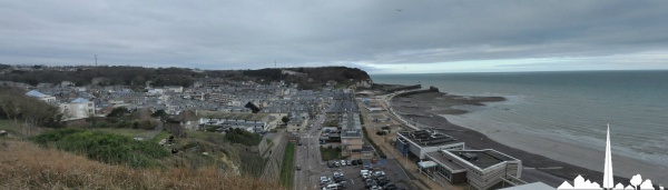 Saint-Valery-en-Caux - Vue depuis le mémorial Coste et Bellonte